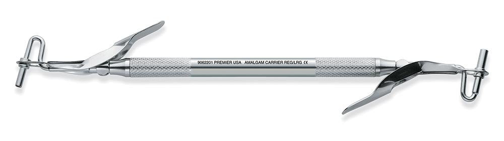 Premier Dental 9062201 Double End Metal Amalgam Carrier Regular Large Premier Dental 9062201 Double End Metal Amalgam Carrier Regular Large